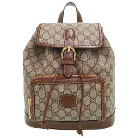 Gucci Interlocking GG Backpack - Picture 1 of 5